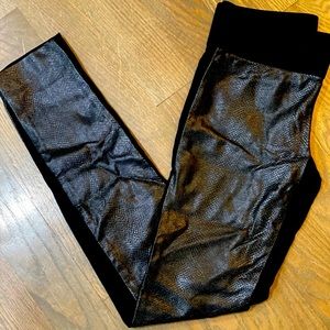 Club Monaco faux leather leggings